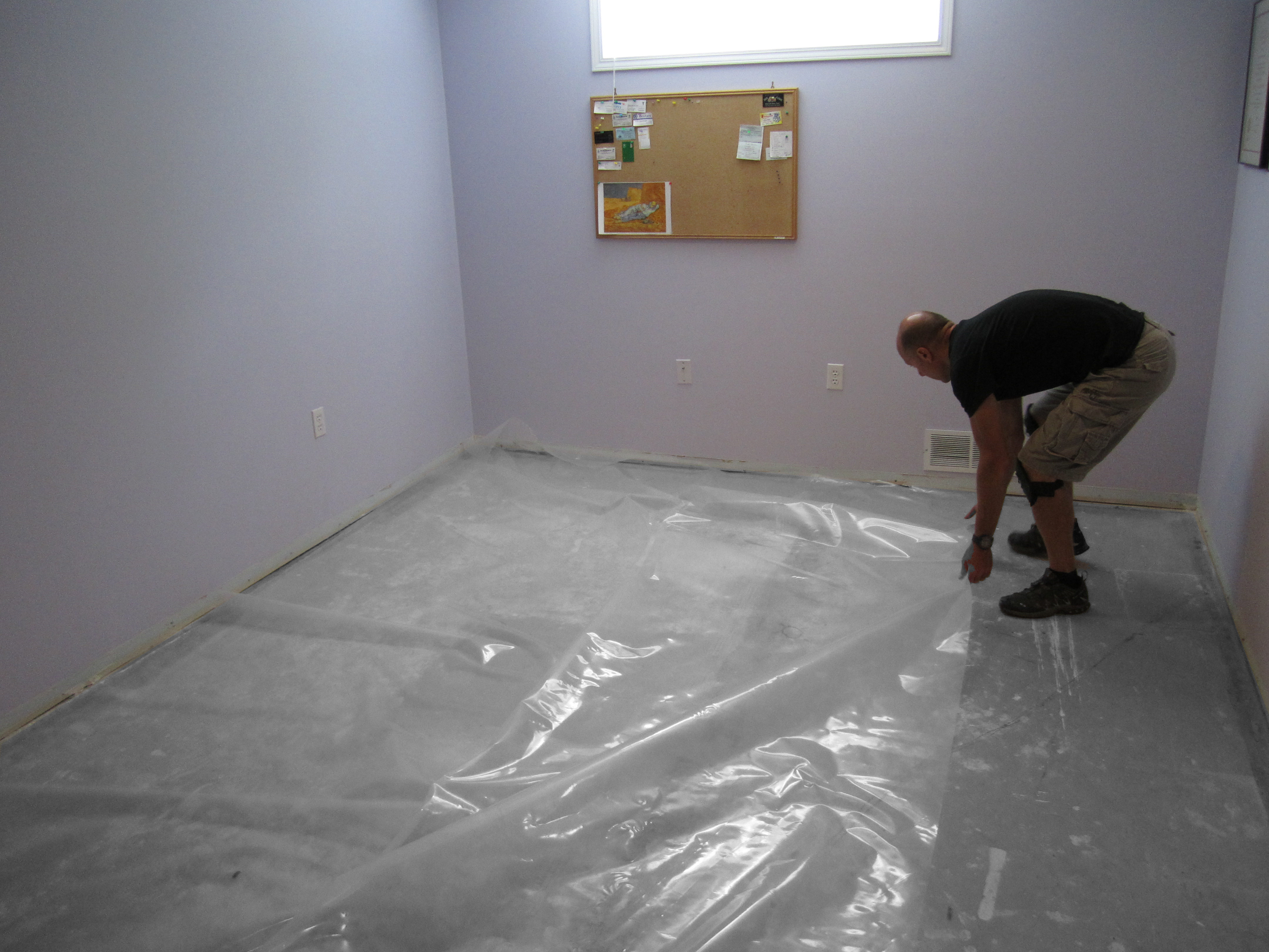Photo Tutorial Insulating Basement Floor With PlastiSpan
